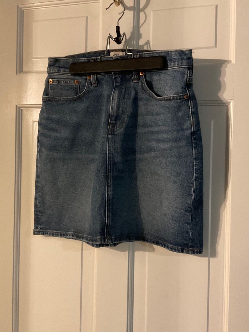 J. Crew Dark Blue Denim Mini Skirt